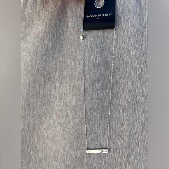 Banana Republic Horizontal Bar Necklace NEW - Picture 8 of 11